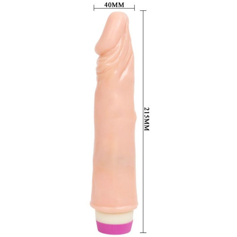Vibrador BAILE Waves of Pleasure de 21.5 cm para principiantes, tamaño y diseño ergonómico, de la marca BAILE VIBRATORS.