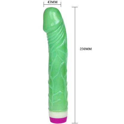 BALL - WAVES OF PLEASURE VIBRADOR 23 CM VERD