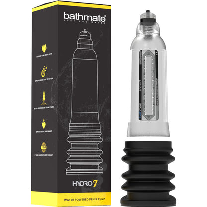 Gel hidroeléctrico transparente para bomba de vacío Bathmate Hydro 7 Hercules, con envase y aplicador incluido.