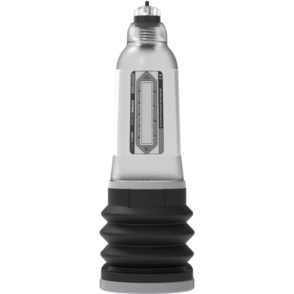 BATHMATE Hydromax 5 en color transparente, bomba de agua para uso íntimo, con diseño compacto y ergonómico.