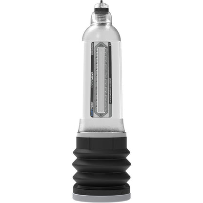 Bomba de aumento de pene Bathmate Hydromax 9 transparente, diseñada para mejorar el tamaño y la circulación.