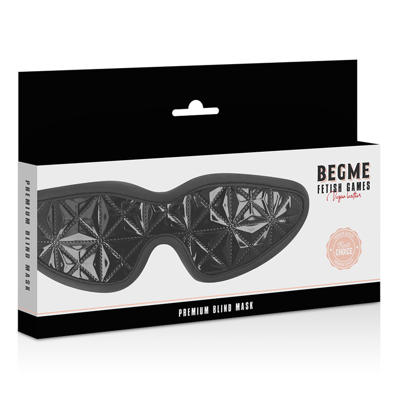 Antifaz elástico BEGME Black Edition con forro de neopreno para mayor comodidad y ajuste perfecto.