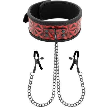 BEGME - XARXA EDITION COLLAR AMB CADENES I PINCES PEIXONS AMB FOLRE DE NEOPRÈ