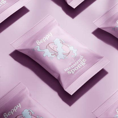 Tampones lubricados BEPPY, paquete con 4 unidades, ideales para mayor comodidad y protección durante su uso.