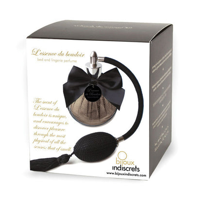 100ml BIJOUX Esencia de Boudoir fabric softener bottle with elegant design, perfect for freshening up linens.
