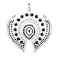 Flamboyant black and silver accessories from Bijoux Desire Metallique, featuring intricate design and luxurious finish.