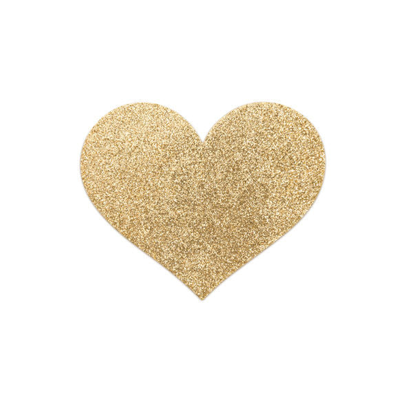 Pezoneras doradas con diseño de corazón de la colección BIJOUX FLASH, accesorios de joyería íntima para mujer