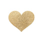 Pezoneras doradas con diseño de corazón de la colección BIJOUX FLASH, accesorios de joyería íntima para mujer