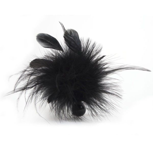 BIJOUX INDISCRETS pom pom feather duster in vibrant colors, showcasing soft feathers and a stylish handle.