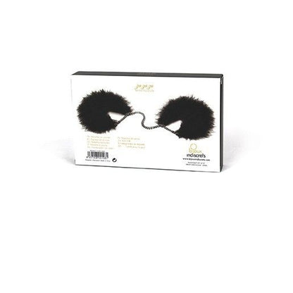 BIJOUX INDISCRETS feather handcuffs with intricate detailing, showcasing a delicate and playful design.