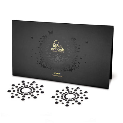 Black Mimi necklace by Bijoux Jewelry featuring elegant design and intricate detailing, displayed on a soft background.