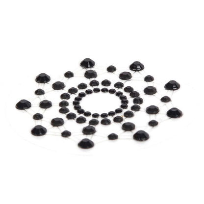 Elegant BIJOUX JEWELRY MIMI NEGRO necklace featuring intricate design and dark color, displayed on a simple background.