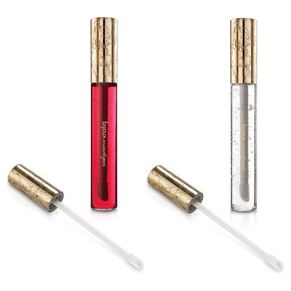BIJOUX LOVE COSMETIQUES cold and hot nipple gloss duo pack with vibrant packaging and product details visible.