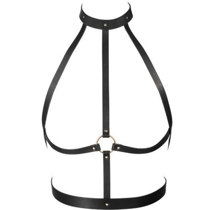 Arnés H negro de la marca Bijoux Indiscrets Maze, con diseño elegante y ajustable para uso personal y de moda.