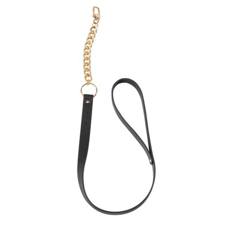 Collar con correa negro de Bijoux Indiscrets Maze, accesorio de joyería elegante y sofisticado para estilo audaz.