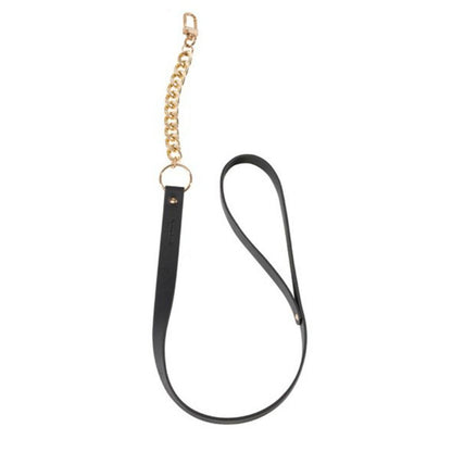 Collar con correa negro de Bijoux Indiscrets Maze, accesorio de joyería elegante y sofisticado para estilo audaz.