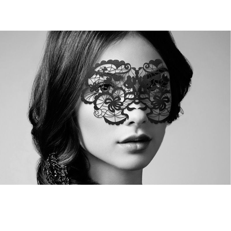 BIJOUX MSCARA ANNA vinyl mask featuring intricate design and vibrant colors, ideal for creative costume looks.