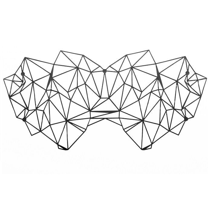 BIJOUX KRISTINE vinyl mask with intricate design, showcasing vibrant colors and detailed craftsmanship.