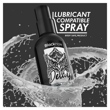 Spray retardante BLACK HOLE Study Forte de 30 ml en botella con pulverizador, protección y durabilidad para estudios y experimentos.