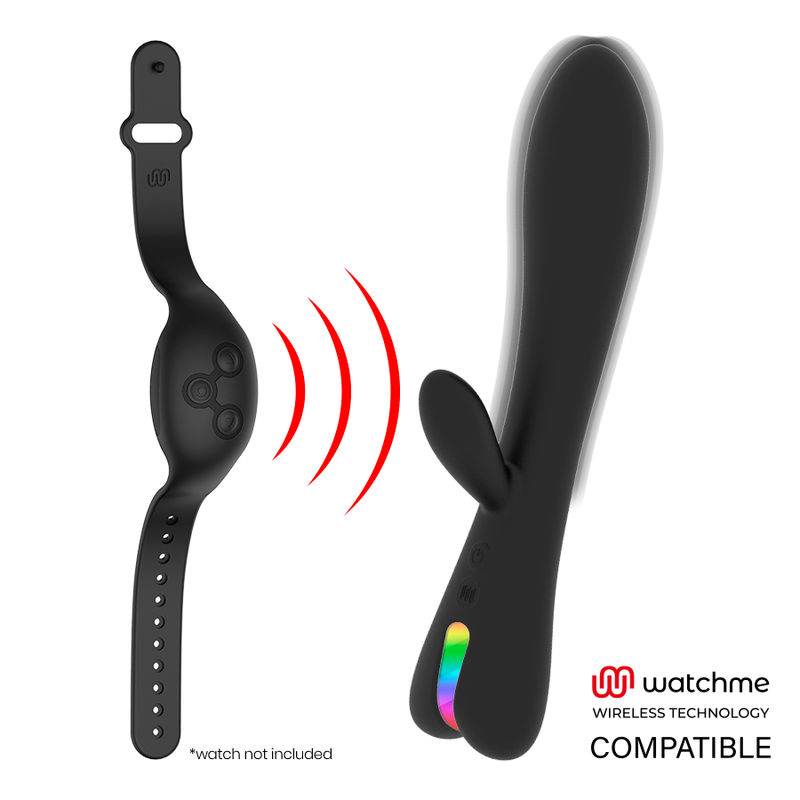Vibrador Erik de BRILLY GLAM compatible con tecnología WatchMe Wireless, con diseño elegante y control remoto inalámbrico.