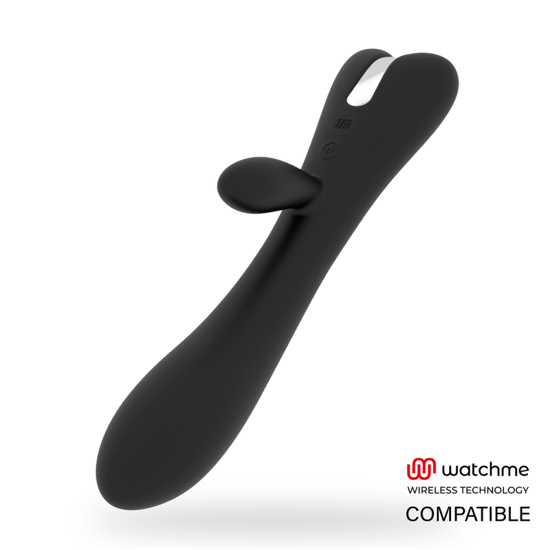 Vibrador Erik de BRILLY GLAM compatible con tecnología inalámbrica WatchMe, en colores vibrantes y diseño moderno.