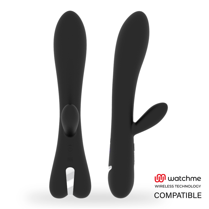 Vibrador Erik de BRILLY GLAM compatible con tecnología inalámbrica WatchMe, con diseño elegante y control remoto.