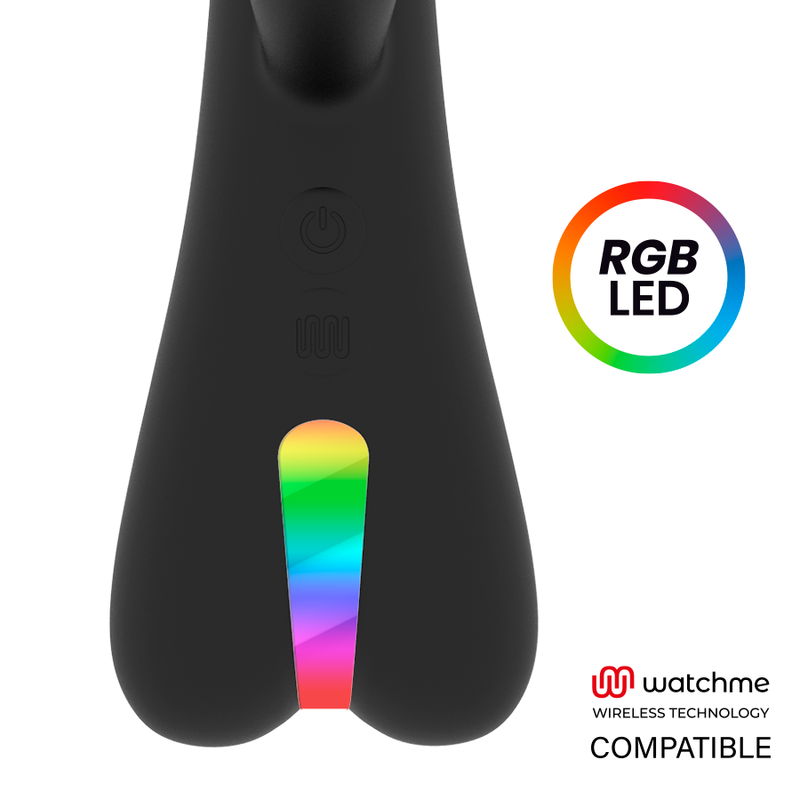 Vibrador Erik de BRILLY GLAM compatible con tecnología WatchMe Wireless, diseñado para uso íntimo y discreto.