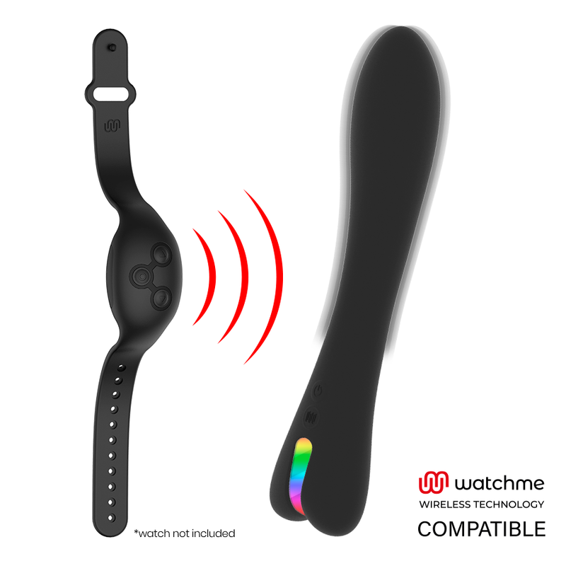 Vibrador BRILLY GLAM Ryan compatible con tecnología WatchMe Wireless, en color y diseño elegante, visible en la imagen.