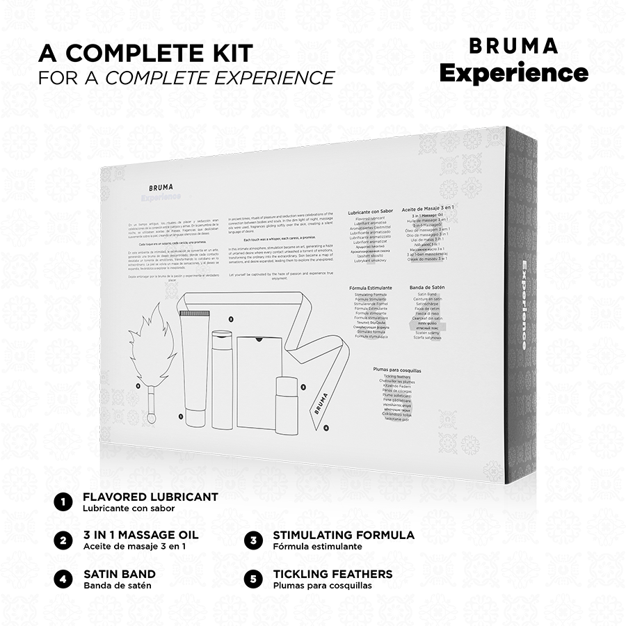 BRUMA XPERIENCE - KIT TENTACIÓN DULCE FRESA CON POTENCIADOR DE ORGASMOS