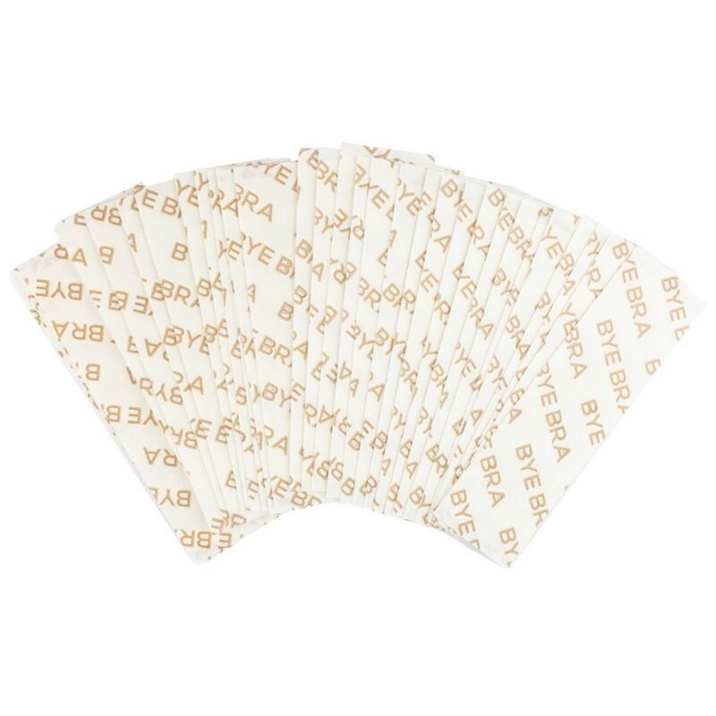 Pegatinas BYE-BRA para escote, paquete con 20 unidades, accesorios de belleza para mantener el escote sin marcas.