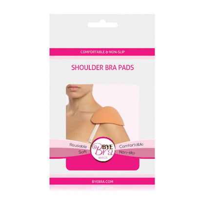 Protectores de hombro beige de BYE BRA para sostenes, accesorios cómodos y discretos para mayor soporte y comodidad.