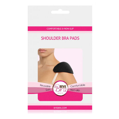 Protector de hombro para sostén negro BYE-BRA, accesorio de protección para sostenes, con diseño cómodo y discreto.