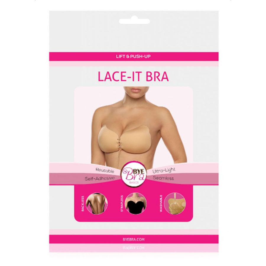 BYE-BRA - LACE-IT REALITZADOR PUSH-UP BEIGE COPA B