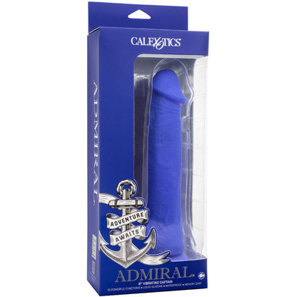 CALEXOTICS - ADMIRAL CAPTAIN DILDO REALÍSTIC VIBRADOR BLAU