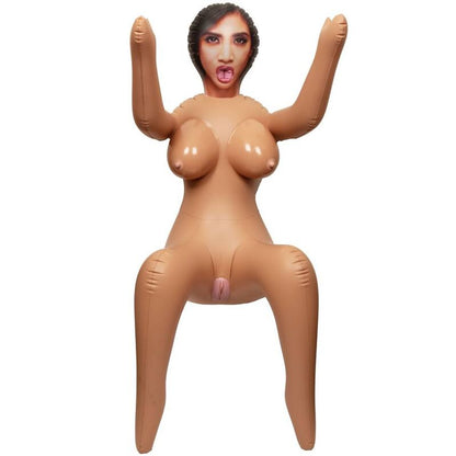 Muñeca sexual CALEXOTICS Back Door Babe, figura realista y detallada, para uso íntimo, de cuerpo completo y rostro expresivo.
