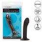 Estuche con tapón anal curvado de la marca CalExotics, diseñado para estimulación anal y placer personal.