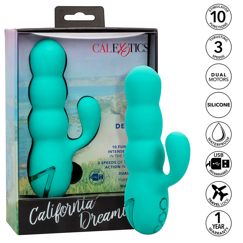 CALEXOTICS - DEL MAR DIVA VIBRADOR RABBIT VERD AIGUA BY CALIFORNIA DREAMING