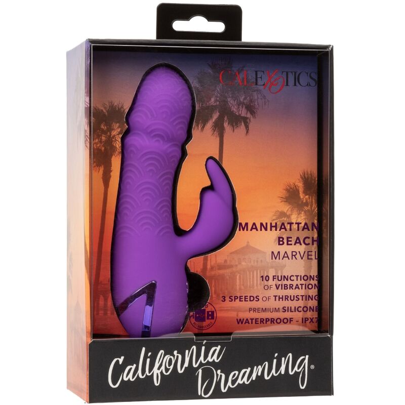 CALEXOTICS - MANHATTAN BEACH MARVEL VIBRADOR RABBIT MORAT BY CALIFORNIA DREAMING