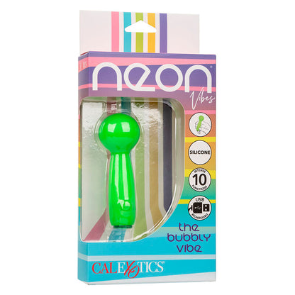 CALEXOTICS - NEON VIBES THE BUBBLY VIBE MINI MASSATGE 10 VIBRACIONS VERD
