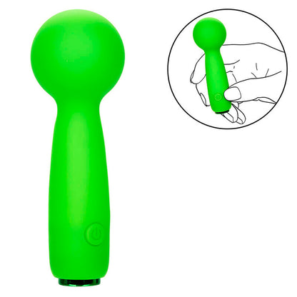 CALEXOTICS - NEON VIBES THE BUBBLY VIBE MINI MASSATGE 10 VIBRACIONS VERD
