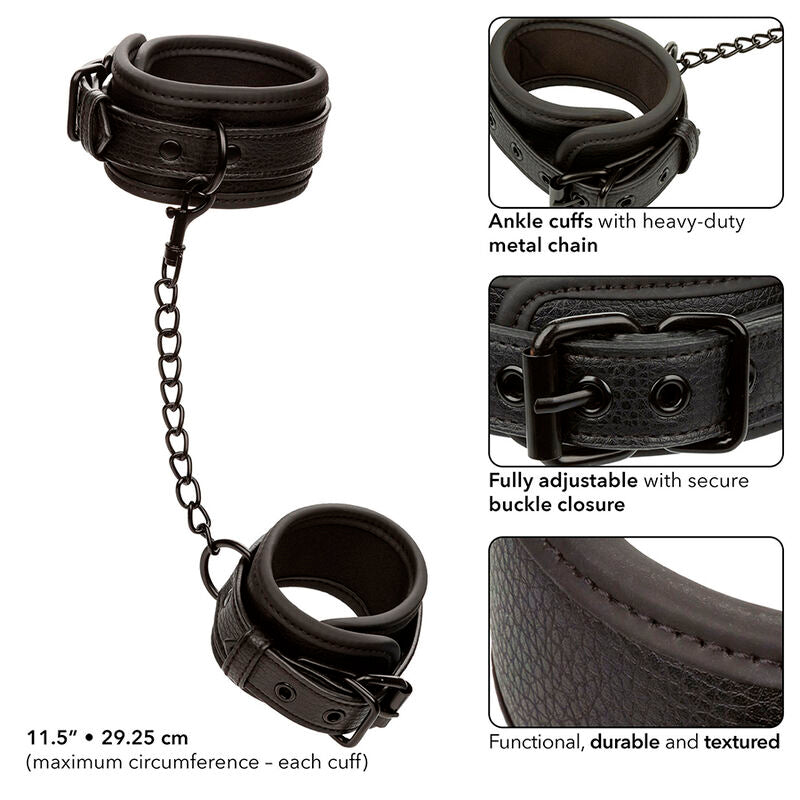 CALEXOTICS - NOCTURNAL ESPOSES DE TURMELL CUIR AJUSTABLE NEGRE