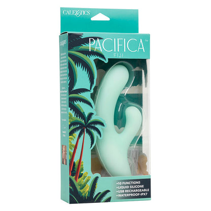 CALEXOTICS - PACIFICA FIJI G-SPOT VIBRATOR AND STIMULATOR 10 VIBRATIONS AQUA