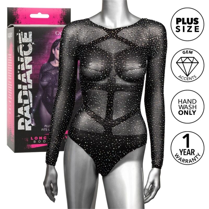 CALEXOTICS - RADIANCE BODY DE MÀNIGA LLARGA PEDRERÍA TALLA GRAN