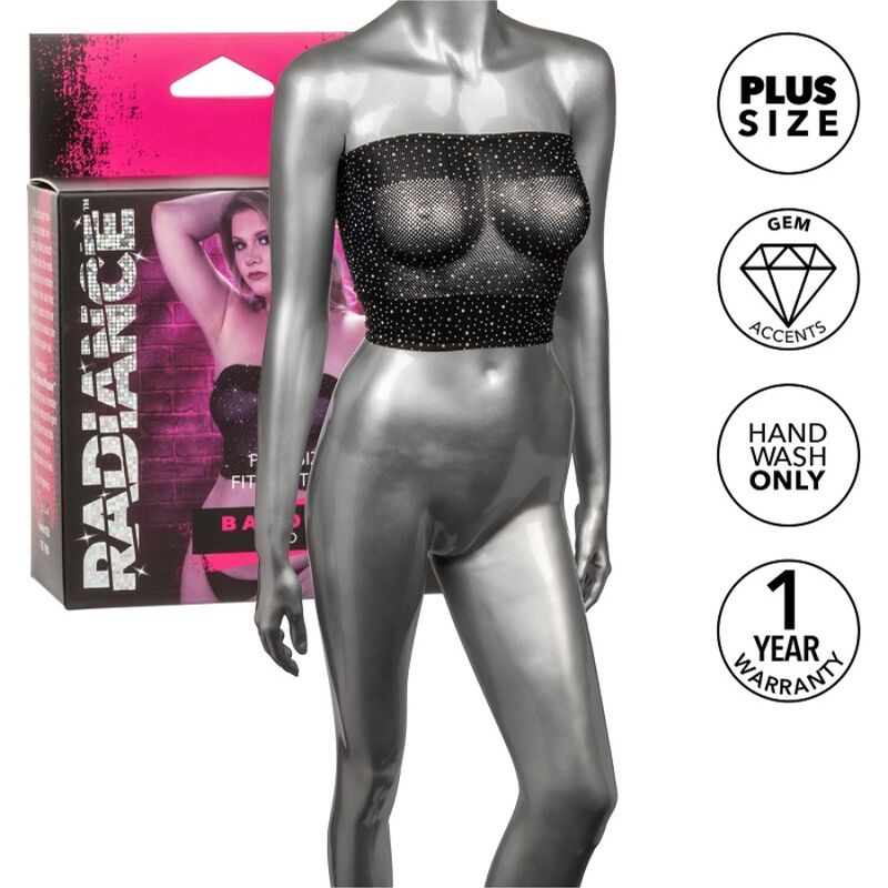 CALEXOTICS - RADIANCE TOP BANDEAU PEDRERÍA TALLA GRAN