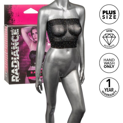 CALEXOTICS - RADIANCE TOP BANDEAU PEDRERÍA TALLA GRAN
