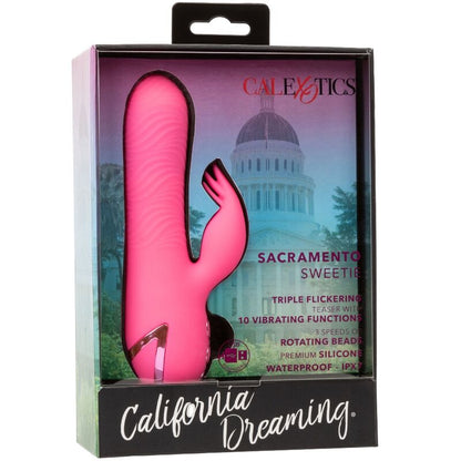 CALEXOTICS - SACRAMENT SWEETIE VIBRADOR RABBIT ROSA BY CALIFORNIA DREAMING