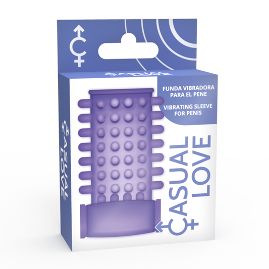 CASUAL LOVE - RING FUNDA PENIS VIBRADOR LILA