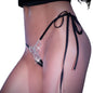 Tanga de marca CHILIROSE CR 4247 con diseño de mariposa en colores suaves, hecha de tela ligera y cómoda.