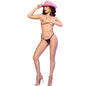 Tanga negro CHILIROSE CR 4835 para mujer, diseño seductor y ajustado, en la imagen visible en el producto.