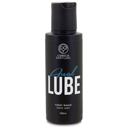 Lubricante anal COBECO CBL en botella de 100 ml, textura suave y transparente para mayor comodidad y lubricación segura.